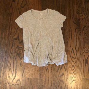 Gray art class stretchy v neck top